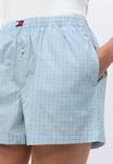 Пижамные брюки Tommy Hilfiger HERITAGE PLAID SHORTS, Cloudy Blue/Dark Blue - фото 8