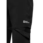 Брюки Jack Wolfskin Hikeout Zip Off, черный - фото 5