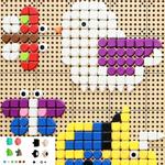 Masterkidz, геометрические элементы доски 256 шт. - фото