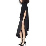 Асимметричная миди-юбка Fluid Alaia, черный - фото 5