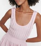 Мини-платье с кринолином ALAÏA, розовый - фото 4