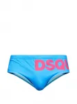Плавки с логотипом Dsquared2, синий - фото