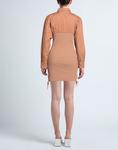 Мини-платье Andreādamo, светло-коричневый - фото 3