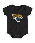 Черный боди с логотипом команды Jacksonville Jaguars для маленьких мальчиков и девочек Outerstuff, черный - фото