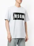 Футболка с логотипом MSGM, серый - фото 3