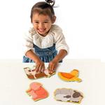 Пазл Petit Collage, Детская Ферма, 3/4/5/6 шт. - фото 5