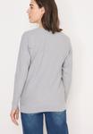 Топ Cecil COSY STRUKTURMIX DOLMAN, Grau/Mottled Light Grey - фото 3