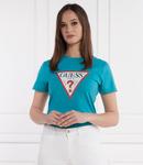 Футболка GUESS Classic fit, бирюзовый - фото 3