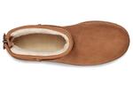 (WMNS) UGG Classic Mini Logo Zip 'Chestnut' - фото 5