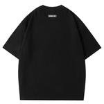 Футболка унисекс WARNING LIGHT, улучшенная утяжеленная кремово-абрикосовая - фото 11