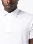 Однотонная рубашка-поло ASPESI, белый - фото 5