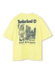 Детская футболка с логотипом Timberland, Straw Yellow - фото 2