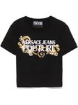 Versace Jeans Couture футболка с логотипом, черный - фото