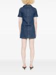 Джинсовое мини-платье Self-Portrait, синий - фото 4