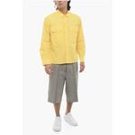 Желтая хлопковая рубашка Neil Barrett, Yellow - фото 4