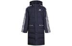Пуховик детский Adidas LK J 3S Long Down, темно-синий - фото