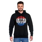 Президенту Толстовка для фанатов Локи черная - фото