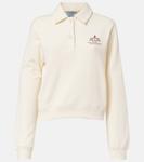 Хлопковый свитер-поло Prada, Naturale - фото