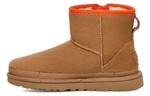 (WMNS) UGG Classic Mini Zipper Tape Logo 'Chestnut' - фото 2