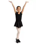 Юбка для девочек на резинке Georgette Capezio, черный - фото 4