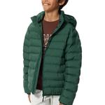 Детская утепленная куртка UNIQLO, зеленый - фото