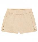 Хлопковые шорты Chloé, бежевый - фото