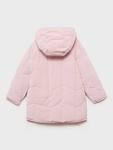 Детское стёганое пальто Bea Mango, Pink - фото 4