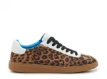 Кроссовки Dispel Sneaker Steve Madden, цвет white_brown_blackleopardprintfabric - фото 5
