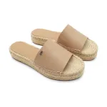 Кожаные тапочки Dkny, бежевый - фото 2