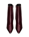 Женские ботильоны Ashley из гладкой кожи Saint Laurent, красный - фото 4
