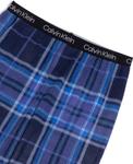 Пижамные брюки Calvin Klein для мальчиков из супермягкой микрофибры с начесом, Blue Classic Plaid - фото 3