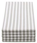 Чайные полотенца набор  Zollner, серый - фото