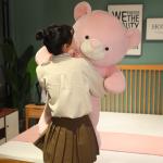 Плюшевая игрушка Hug Bear с бабочкой Happy Fish, розовый - фото 4