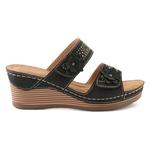 Сланцы на танкетке Marghera Patrizia, black - фото 2