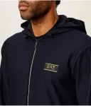 Толстовка regular fit Ea7, темно-синий - фото 4