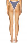 X revolve нижняя часть бикини hailey Fae, denim & white - фото 3