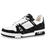 Кроссовки lv trainer 'white black panda' Louis Vuitton, белый - фото