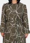 Платье Modanisa PLUS SIZE ALIA, Khaki - фото 4
