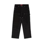 Брюки Supreme Suede Double Knee Painter Pant, Black - фото
