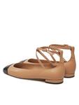 Балетки Eden Atrap Flat SJ720 Stuart Weitzman, бежевый - фото 3