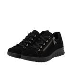 Спортивные кроссовки на шнуровке Rieker, Black - фото 9