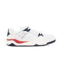 Кроссовки мужские Tommy Jeans Tjm ultra кожаные с перфорацией, бело-синий - фото