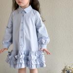 Платье для девочек PROTECTCAMEL, светло-синий - фото 4