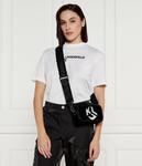 Сумка мессенджер женская Karl Lagerfeld Jeans из искусственного меха, черный - фото 2