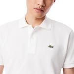 Lacoste мужская оригинальная поло из пике, White - фото 2