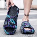 Шлепанцы мужские Caritesport, черный/фиолетовый - фото 13