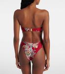 Бикини Rhiannon в стиле пейсли Zimmermann, Red Multi Paisley - фото 3