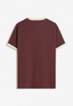 Футболка Bershka SHORT SLEEVE, Bordeaux - фото 2