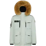 Пуховик унисекс BOSIDENG, Морозно-белый 8786 - фото 13