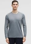 Лонгслив METAL VENT TECH LONG SLEEVE lululemon, серый - фото